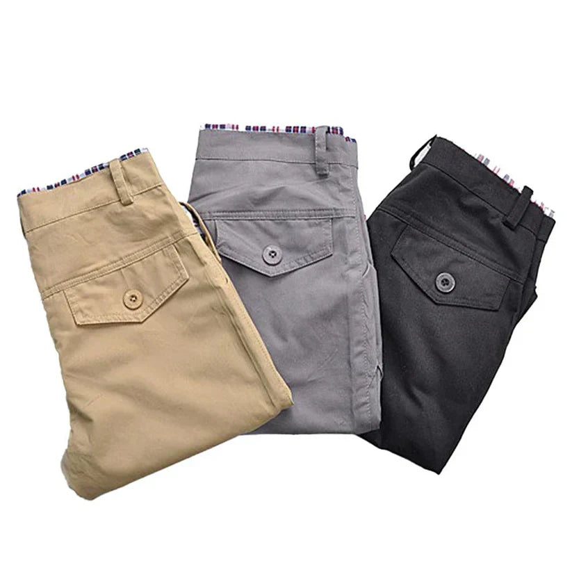 Men's Shorts Cargo Style Cotton With Practical Pockets