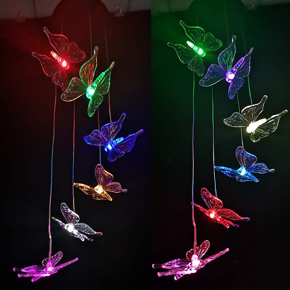 Solar-powered Butterfly Lights