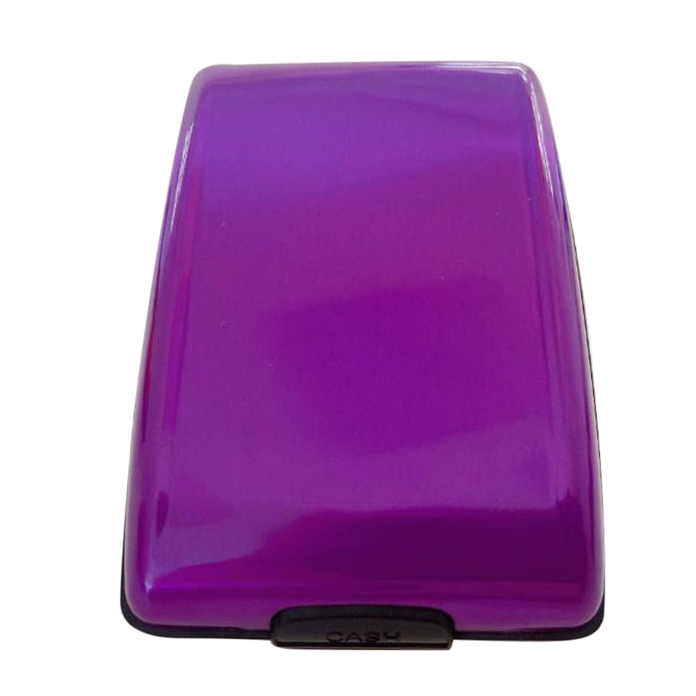 Aluminium secure card holder