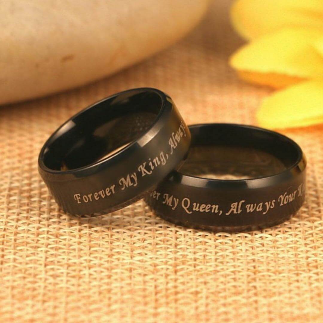 Black Promise Ring