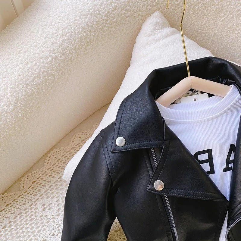 Children's Leather Style Jacket