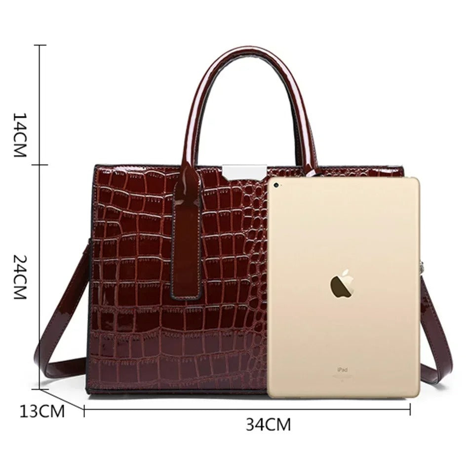 Crocodile print Tote Bag