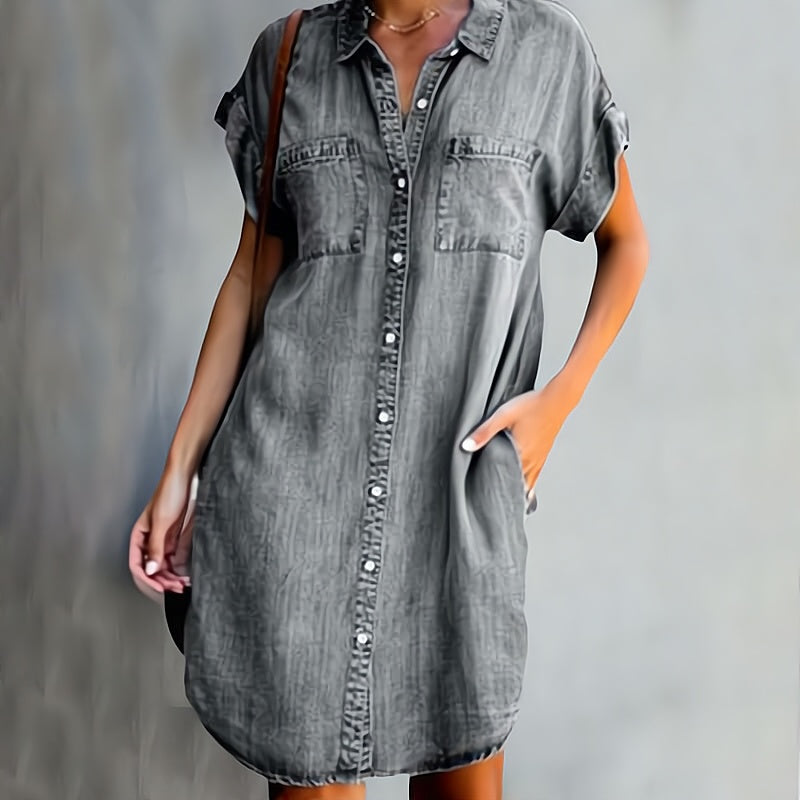 Women's Denim Dress Modern Design