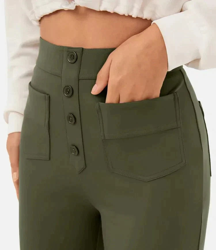 Women's High Waist Trousers Comfortable and Stylish