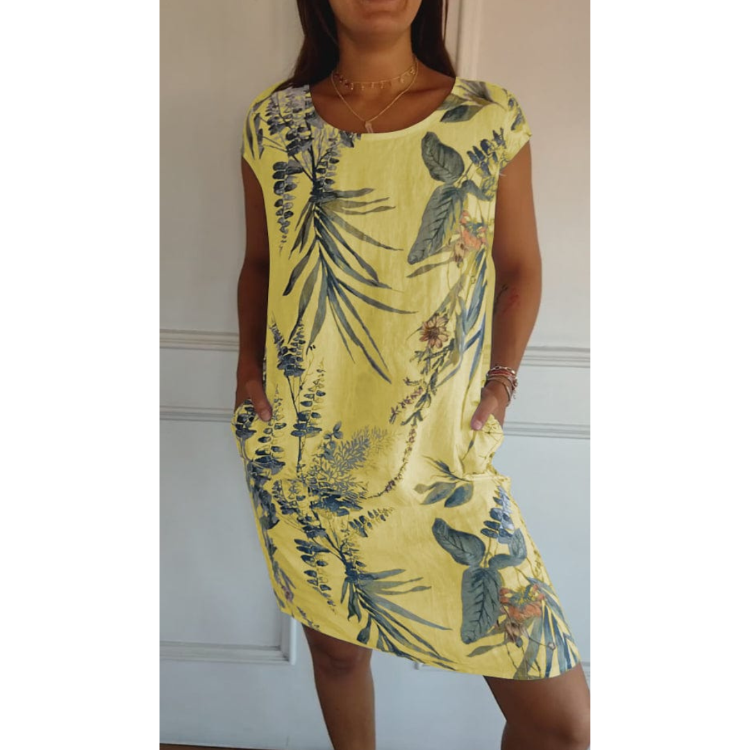 Women's Dress Round Neckline Breathable Casual Summer Dress