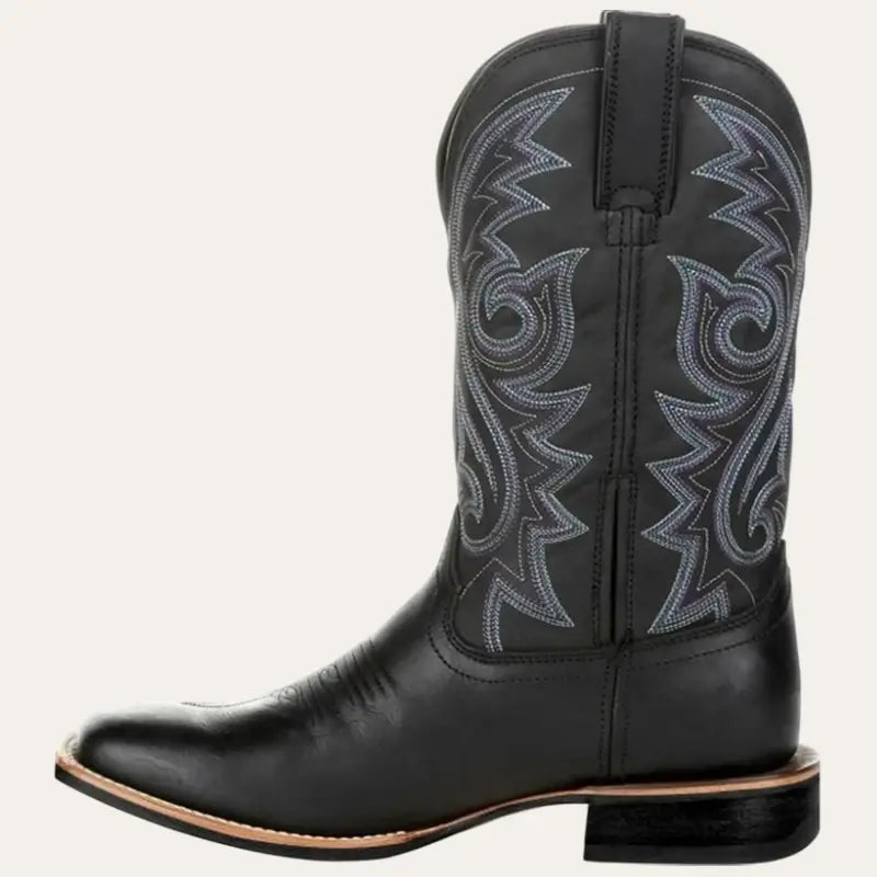 Men's Boots Western with Embroidery