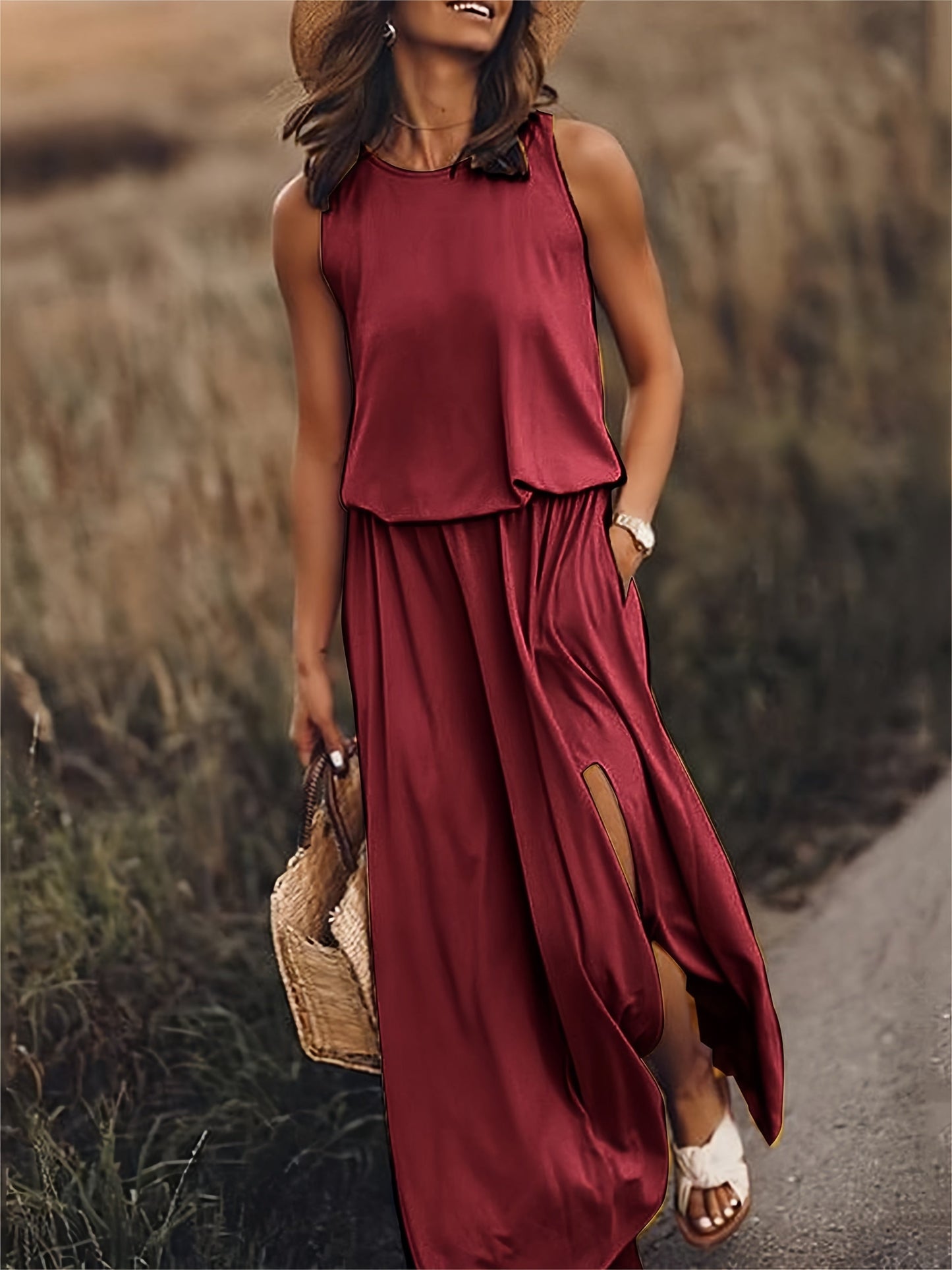 Women's Long Summer Dress Breathable and Comfortable