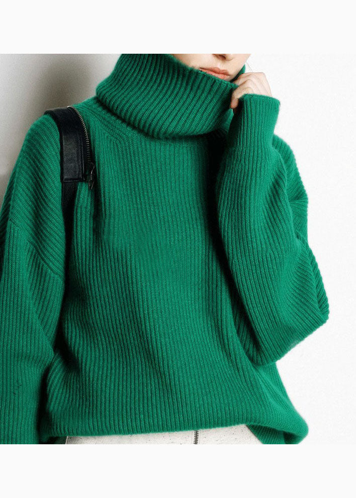 Women's Top Turtle Neck Knitted Comfortable for Casual and Formal Occasions