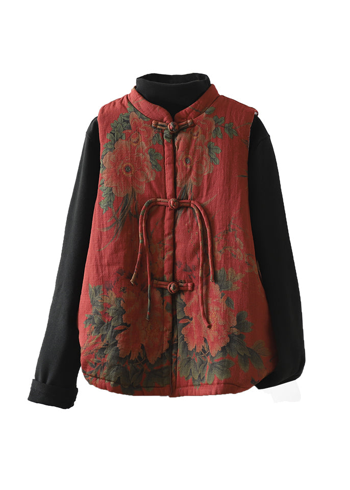 Women's Vintage Vest with Fringe and Patchwork