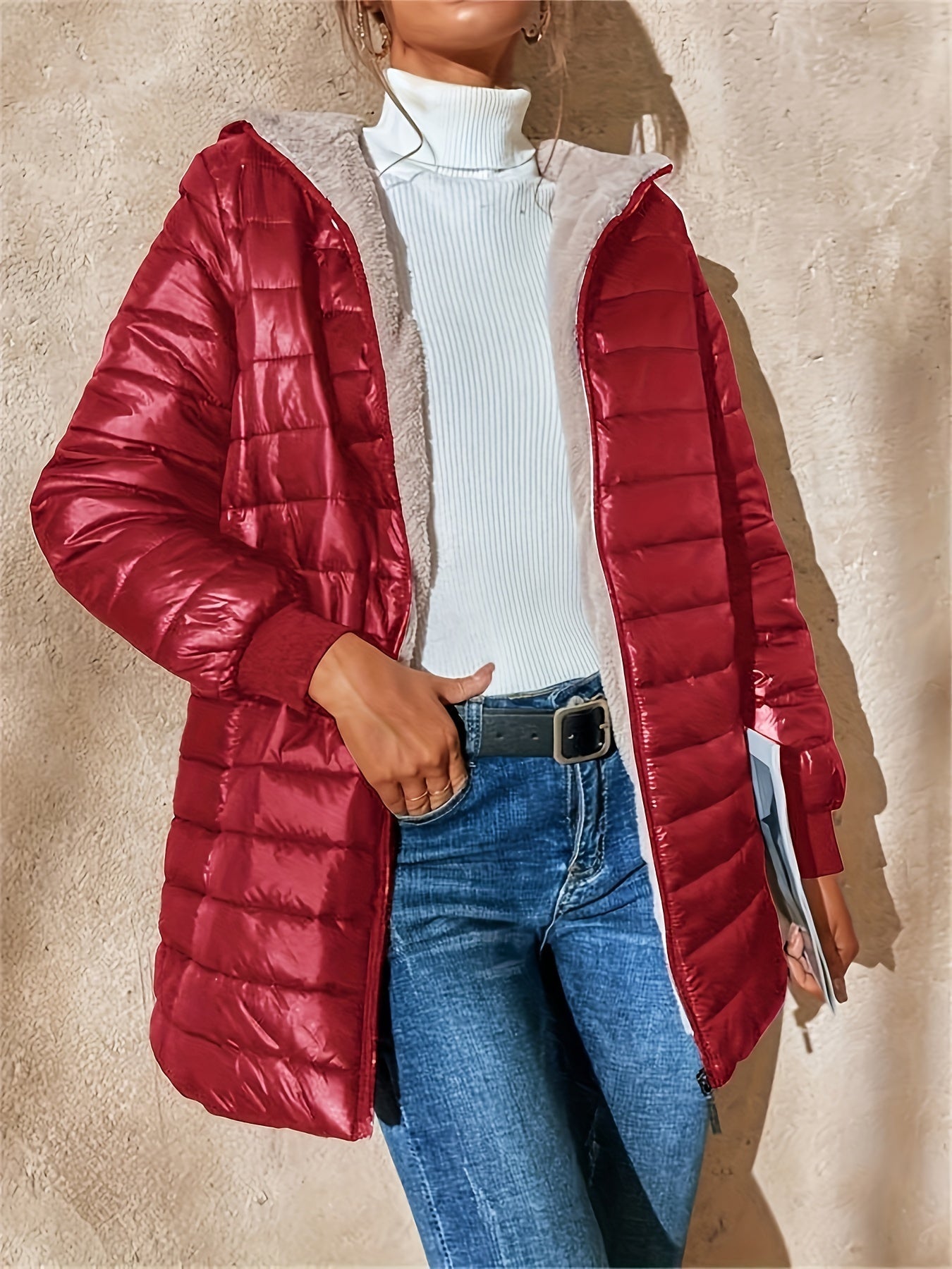 Women's Winter Jacket Windproof and Warm