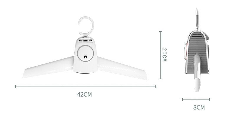 Electric rotary dryer hanger