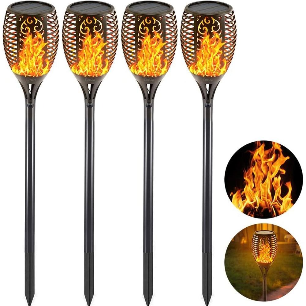 Flickering Flame Solar Torches