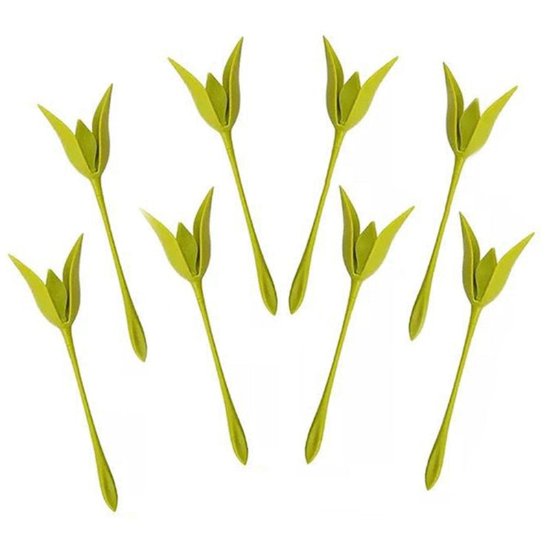 Flowered napkin holder