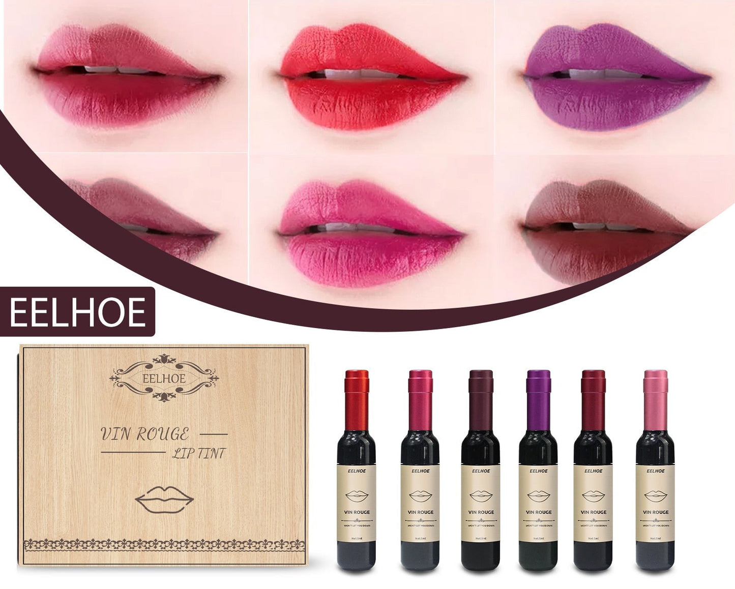 Wine Lip Tint (6 Pieces)