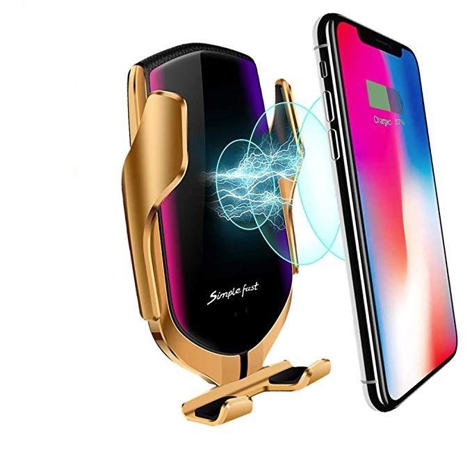 Automatisch Klemmende Telefoonhouder | Draadloze Oplader