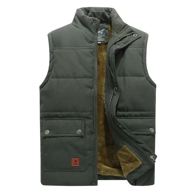 Men's Sleeveless Cardigan Modern Style
