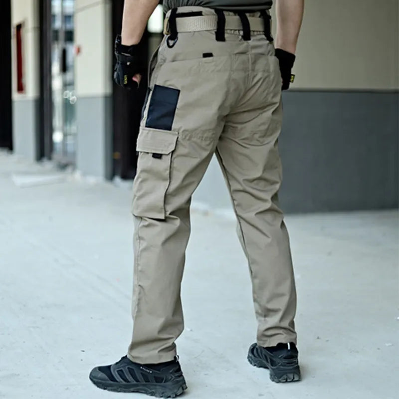 Men's Tactical Trousers with Multi-Bag Design