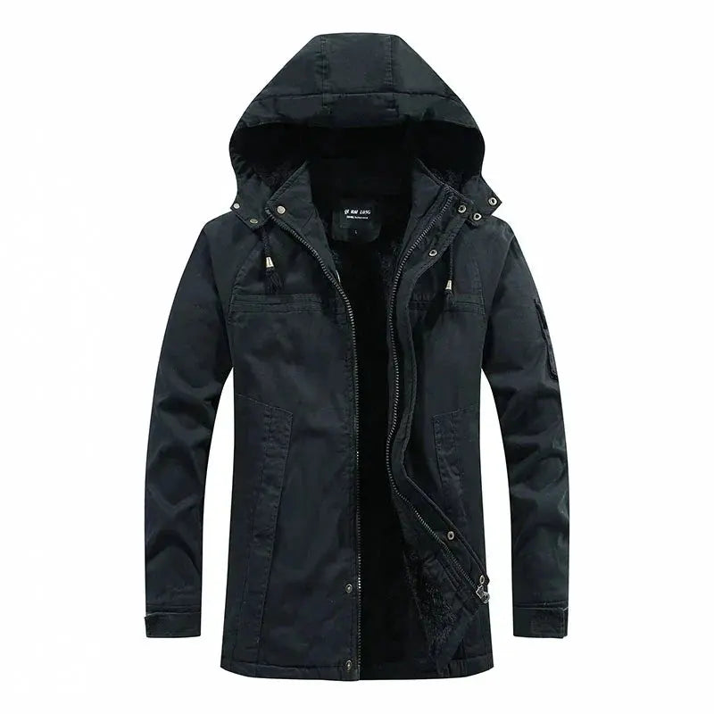 Men's Winter Coat Minimalist with Practical Pockets