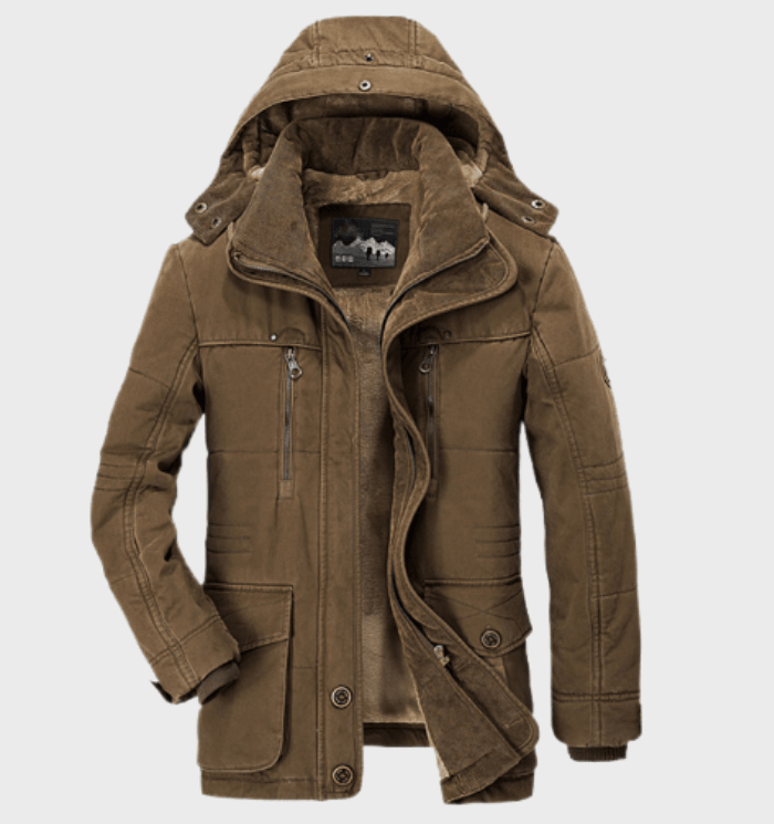 Men's Winter Jacket Waterproof with Insulated Lining