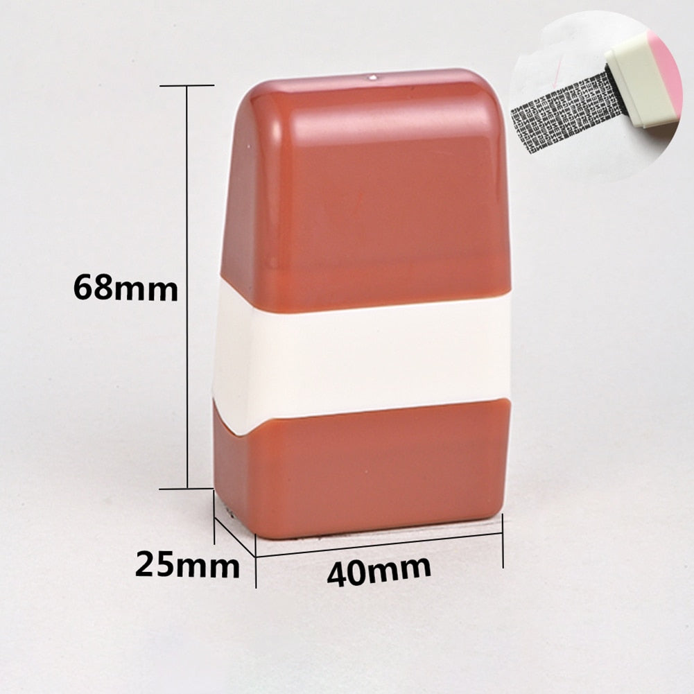 Identity theft protection stamp