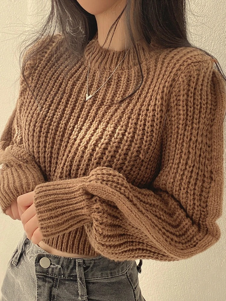 Knitted Style Women's Sweater