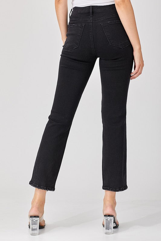 Lady Jeans Distressed Denim Casual Fit