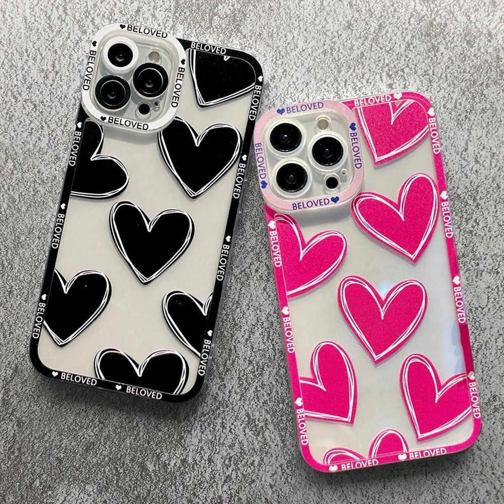 Love Heart Phone Case For iPhone
