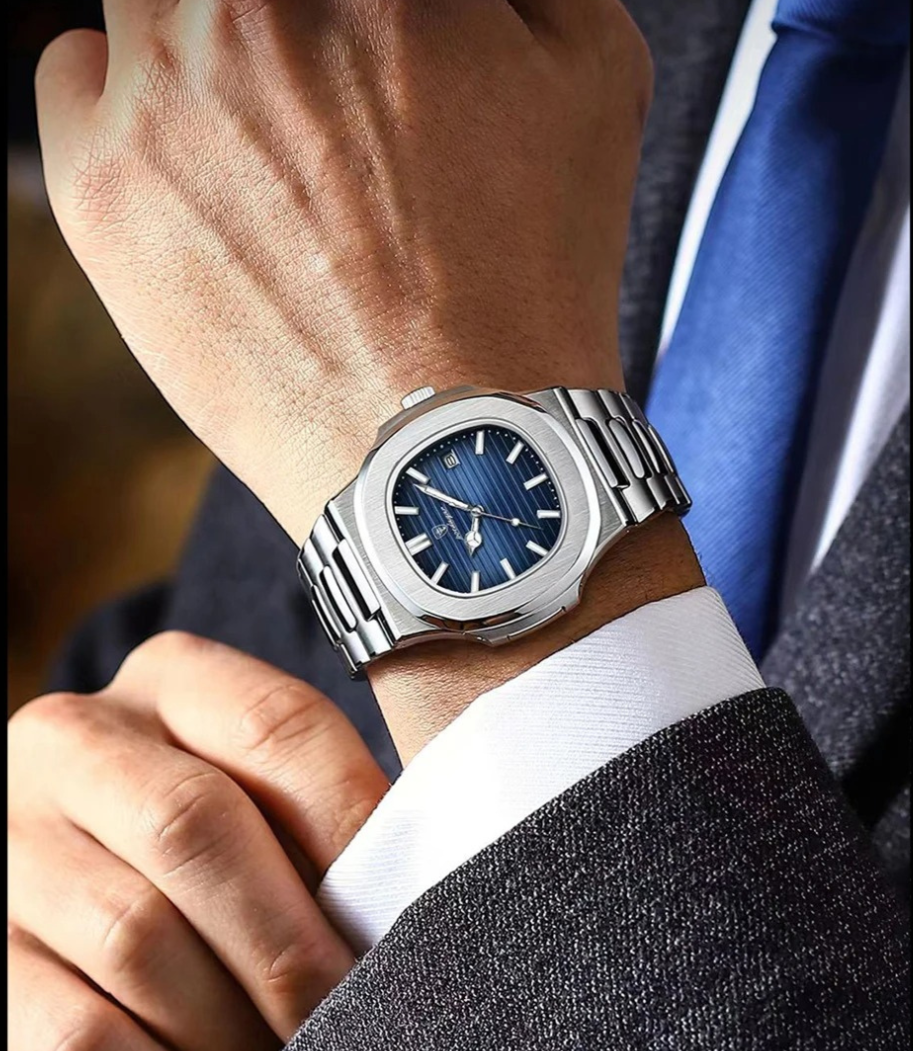 Luxury Men's stainless steel watch
