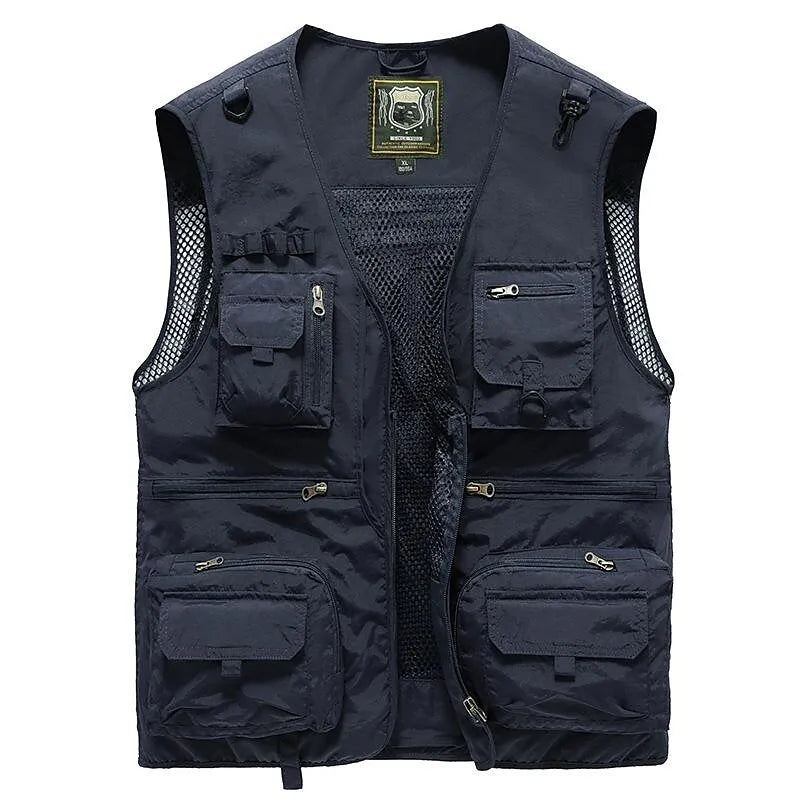 Male Sleeveless Outdoor Vest Functional High Quality Fabric