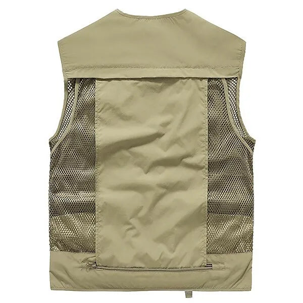 Male Sleeveless Outdoor Vest Functional High Quality Fabric