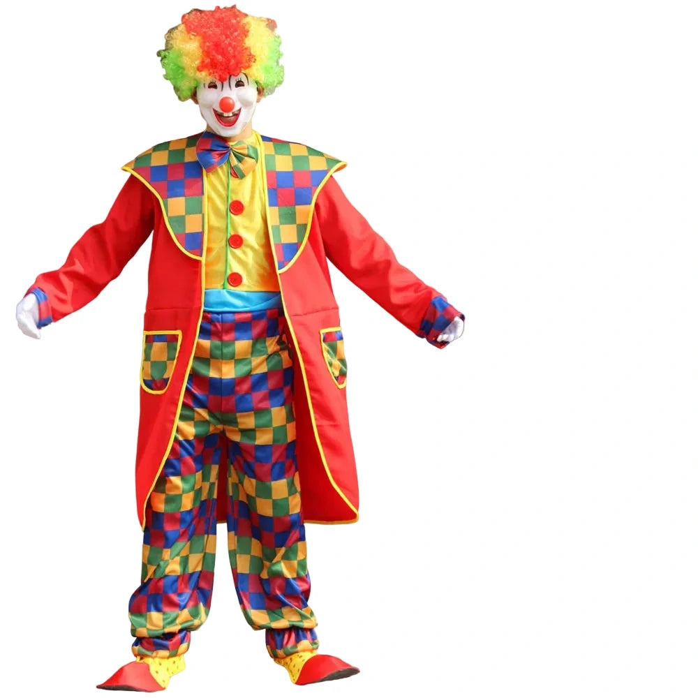 Men's Costume Set Circus Magician Clown Style 0