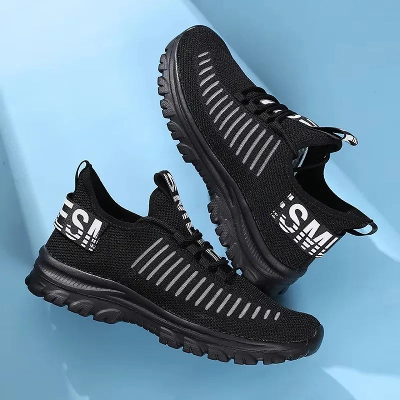 Men's Breathable Mesh Lightweight Sports Shoes for Running and Fitness