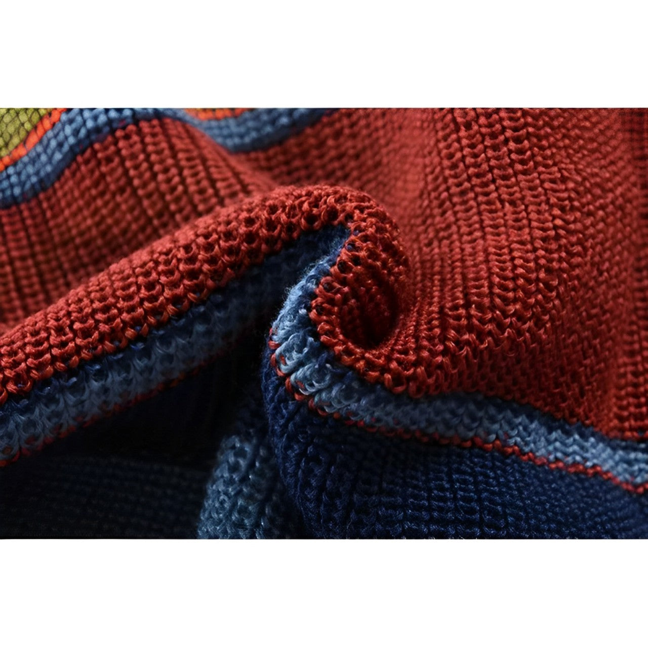 Men's Colourblocked Cardigan With Shawl Collar