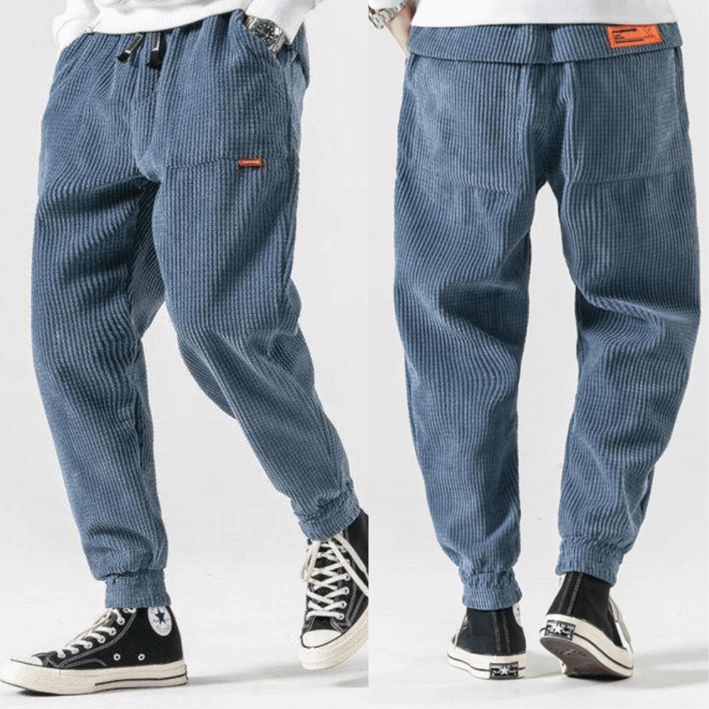 Men's Corduroy Trousers Stylish Comfortable High-quality drawstring fabric