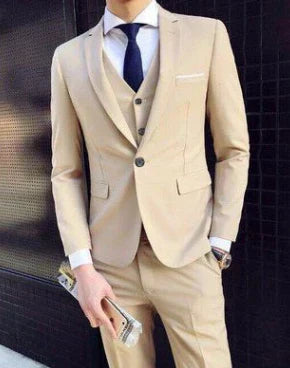 Men's Costume 3 Piece Suit Set Stylish For Wedding And Party Occasions