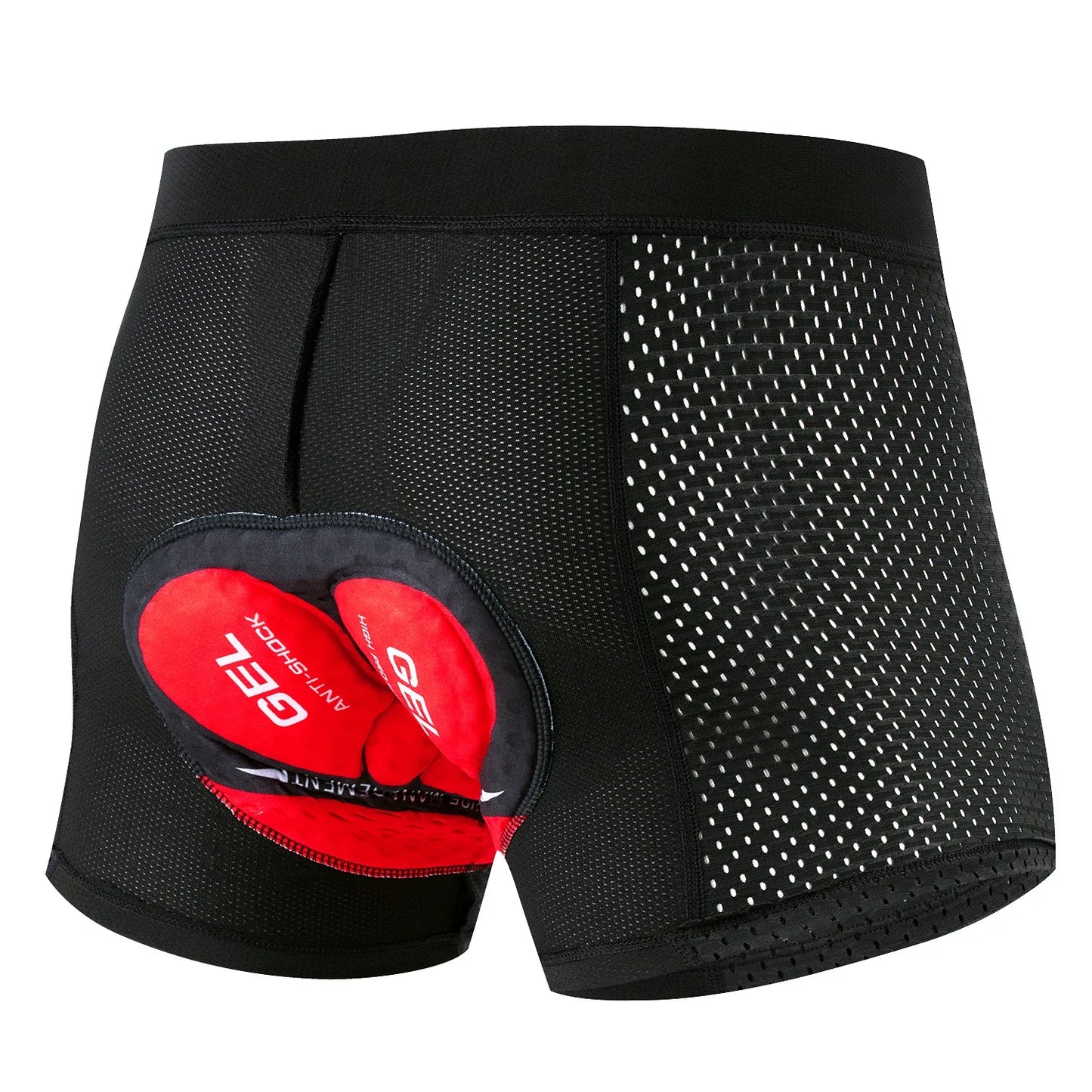 Men's Cycling Shorts Breathable Mesh with 5D Pad Elastic Fabric