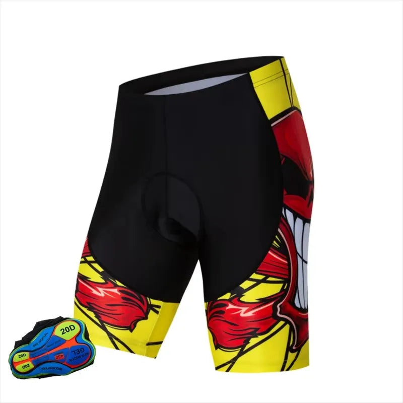 Men's Cycling Shorts With Gel Padding Breathable