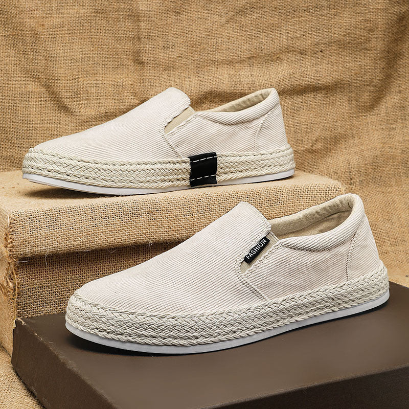Men's Espadrilles Sporty Style Canvas Jute