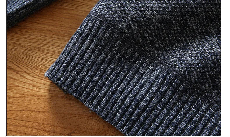 Men's Fleece Sweater With Half Zipper Casual Style