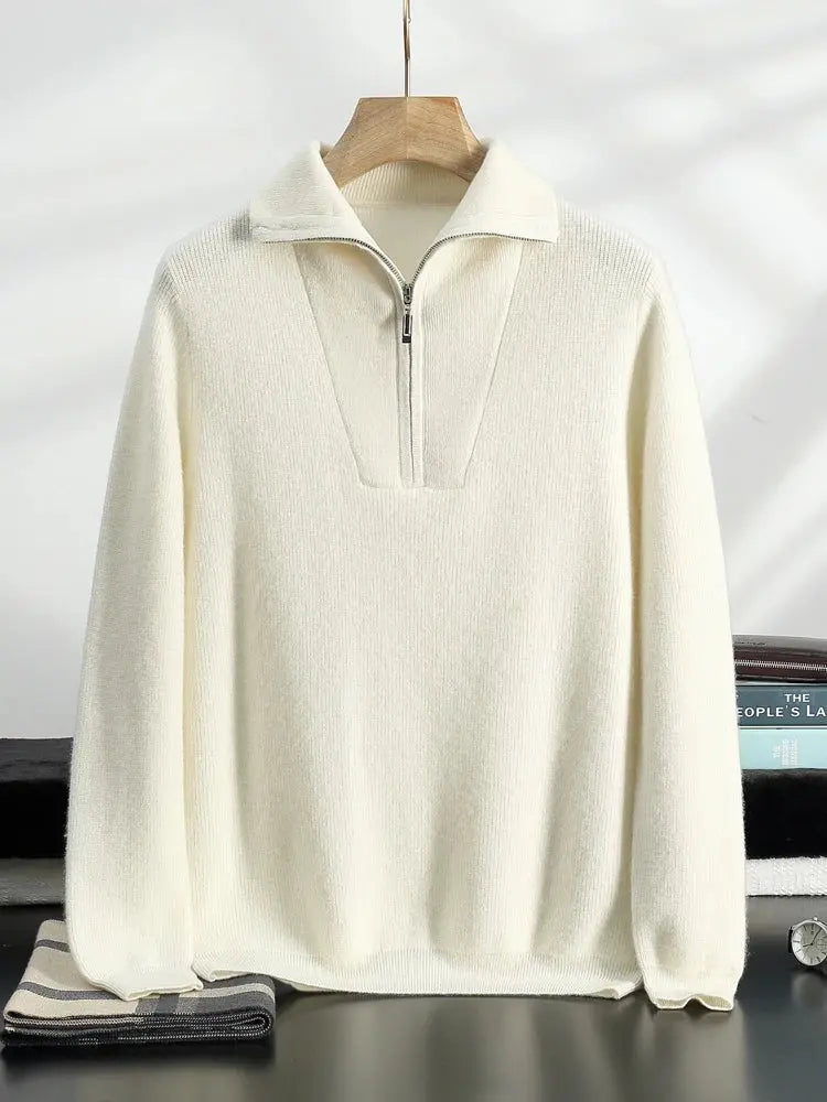 Men's Half Zip Casual Sweater