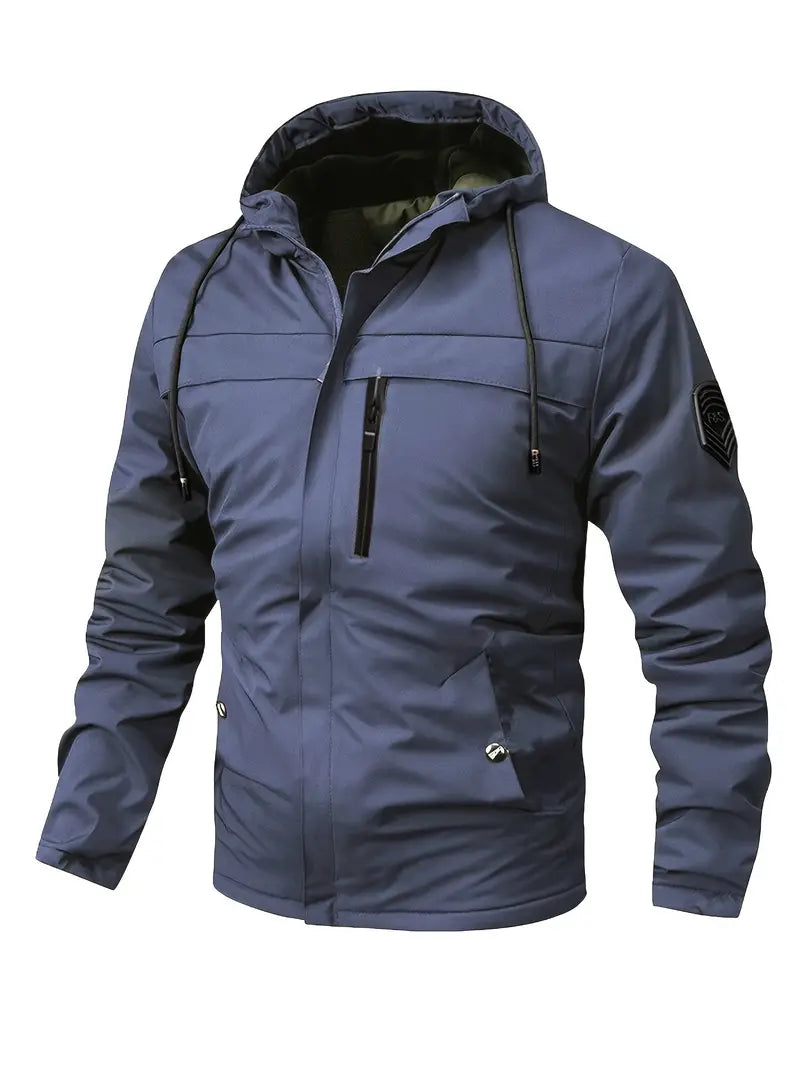 Men's Lightweight Waterproof Jacket With Hood