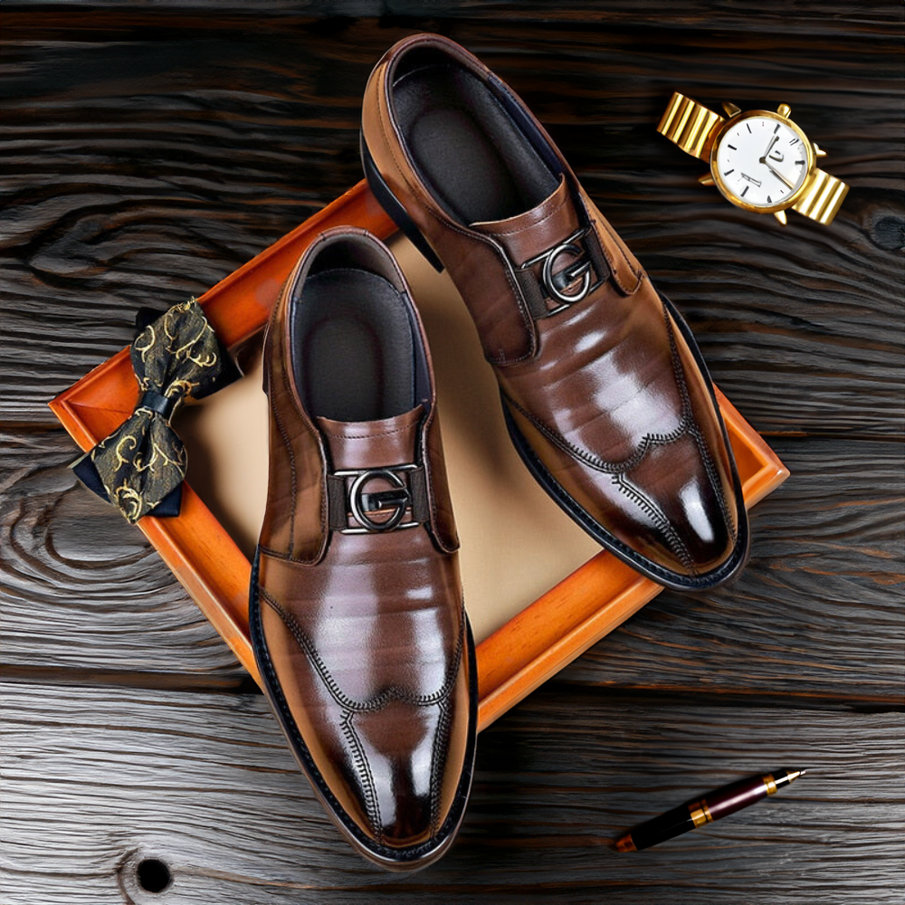 Men's Luxury Shoes Faux Leather Elegant Style