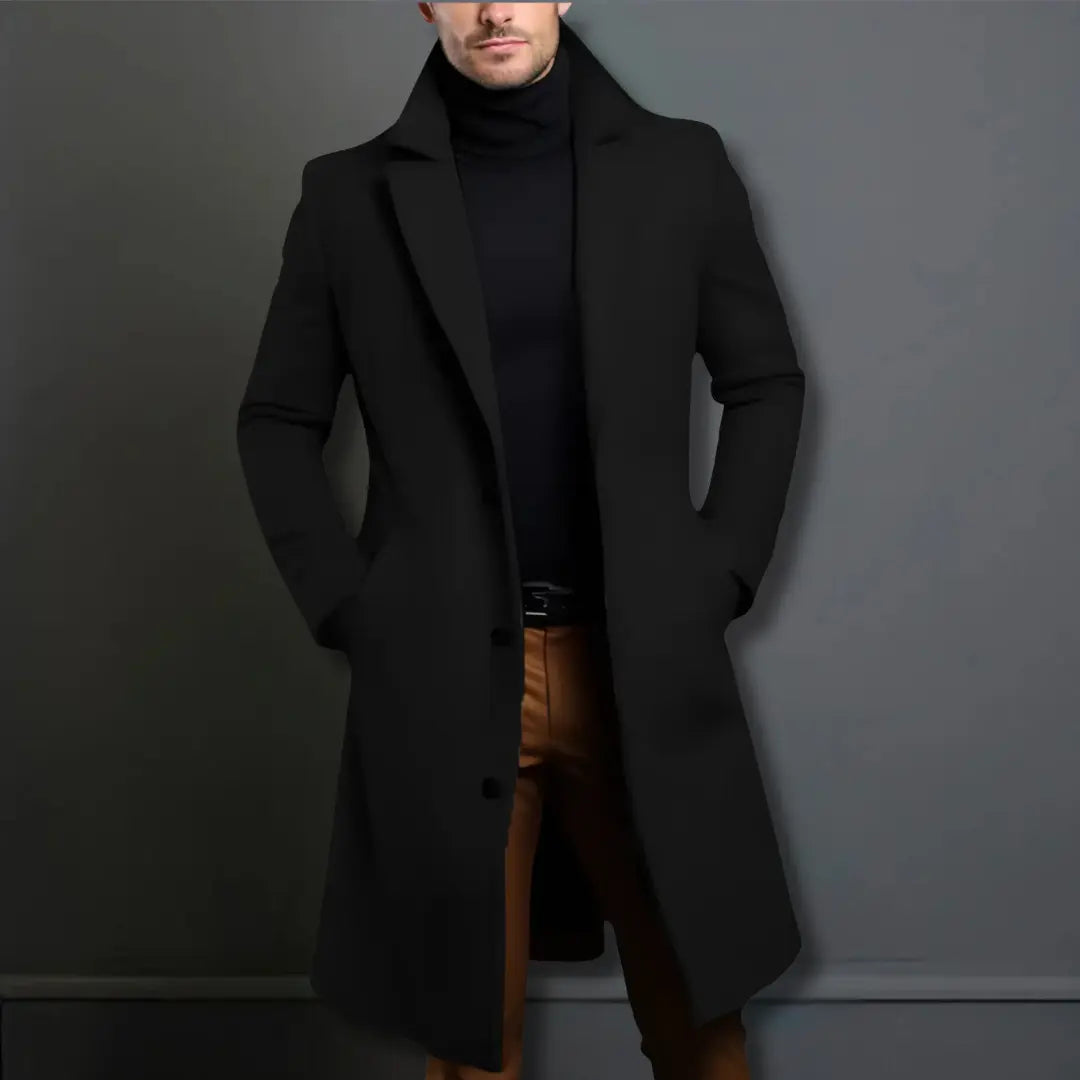 Men's Overcoat Classic Stylish for Business and Casual Occasions