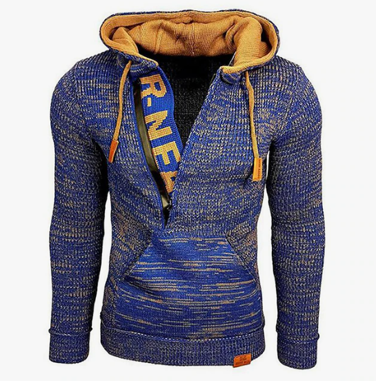 Men's Sweater Vintage Warm Knitted Acrylic