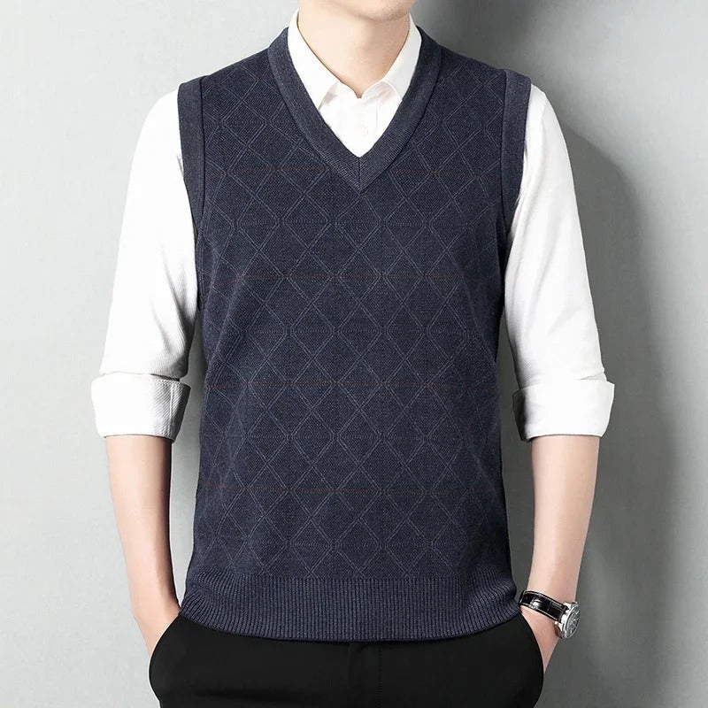Men's Tank Top Knitted Style Soft