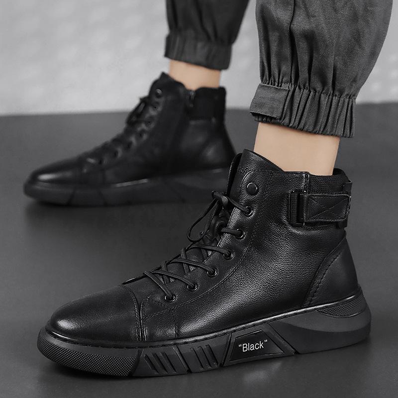 Men's Walking Boots Robust Breathable Synthetic with Slip-resistant Sole