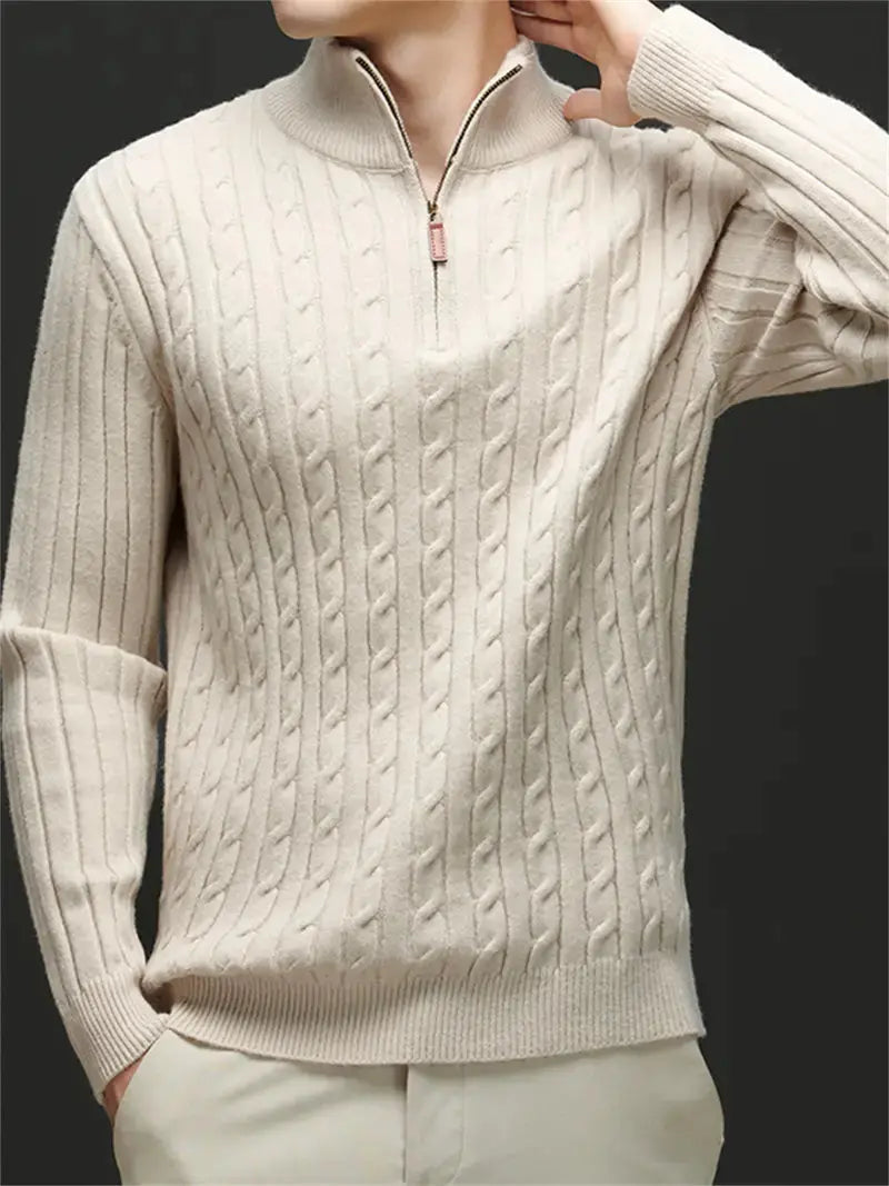 Men's Zip Shirt Trendy Style Modern Fit