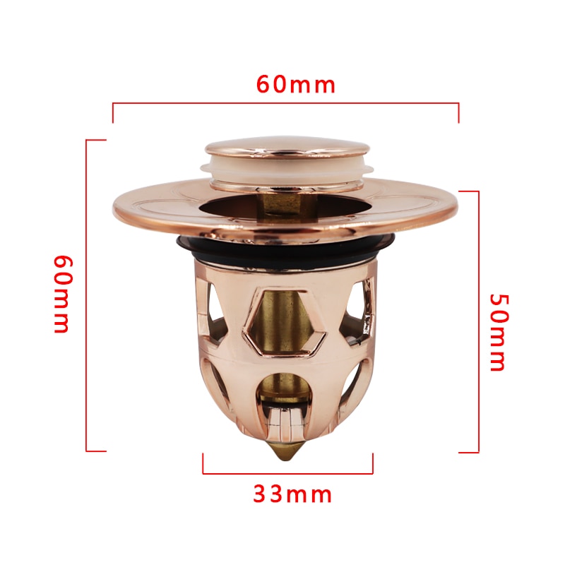 Pop-Up Basin Drain Stopper