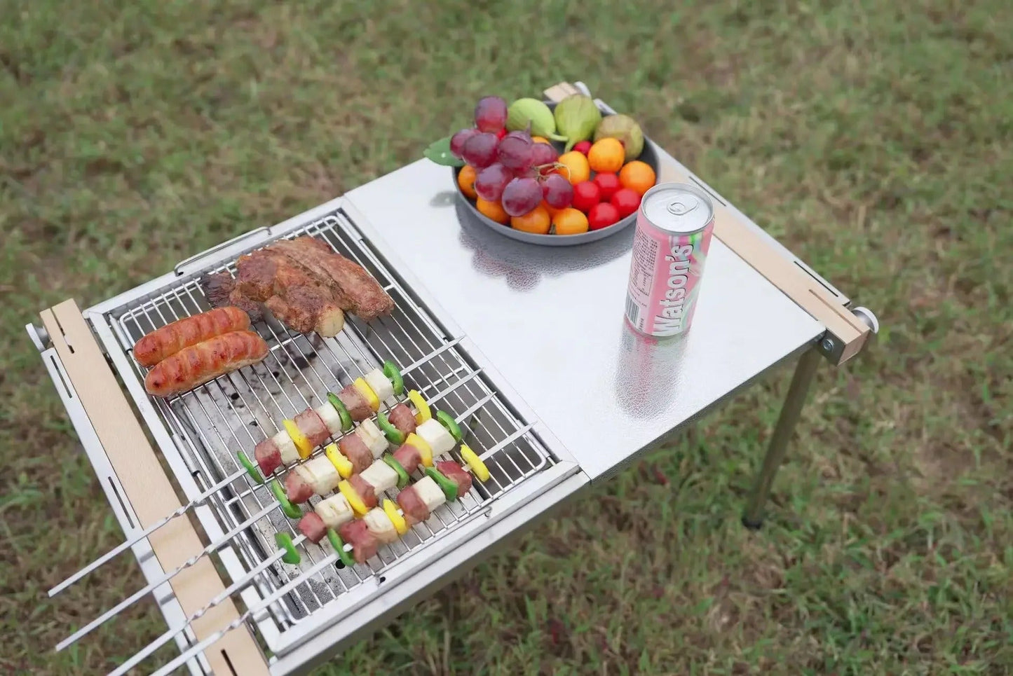 Portable Stainless Steel Barbecue Grill