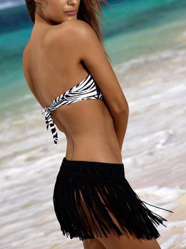 Rope-top skirt